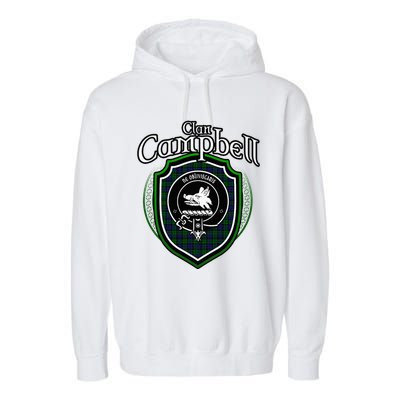 Campbell Clan Crest Scottish Clan Campbell Family Badge Garment-Dyed Fleece Hoodie