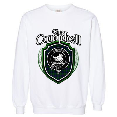 Campbell Clan Crest Scottish Clan Campbell Family Badge Garment-Dyed Sweatshirt
