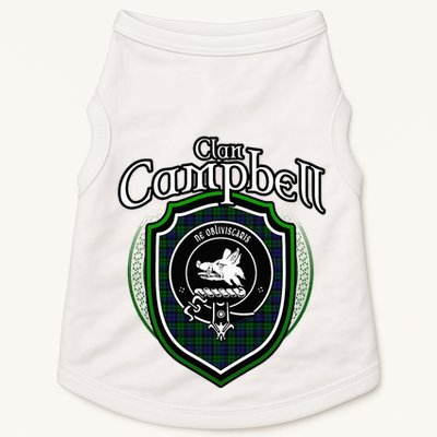 Campbell Clan Crest Scottish Clan Campbell Family Badge Doggie Tank