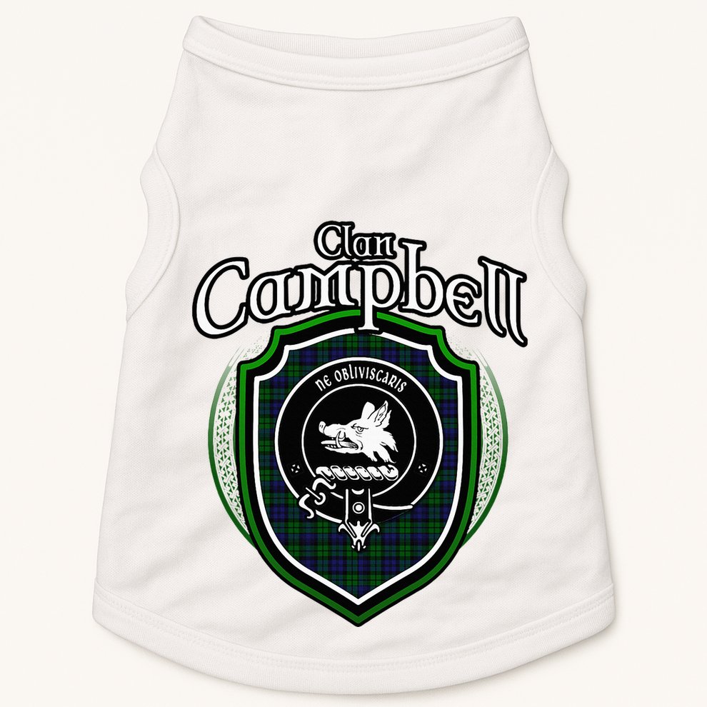 Campbell Clan Crest Scottish Clan Campbell Family Badge Doggie Tank