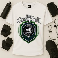 Campbell Clan Crest Scottish Clan Campbell Family Badge Performance Shirt