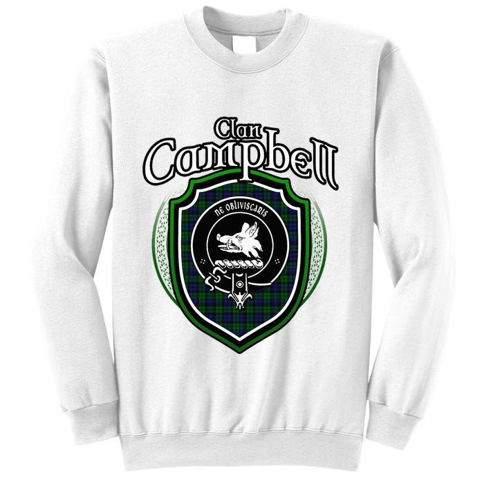 Campbell Clan Crest Scottish Clan Campbell Family Badge Sweatshirt