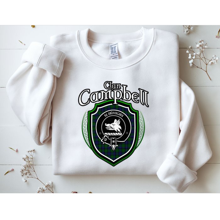 Campbell Clan Crest Scottish Clan Campbell Family Badge Sweatshirt