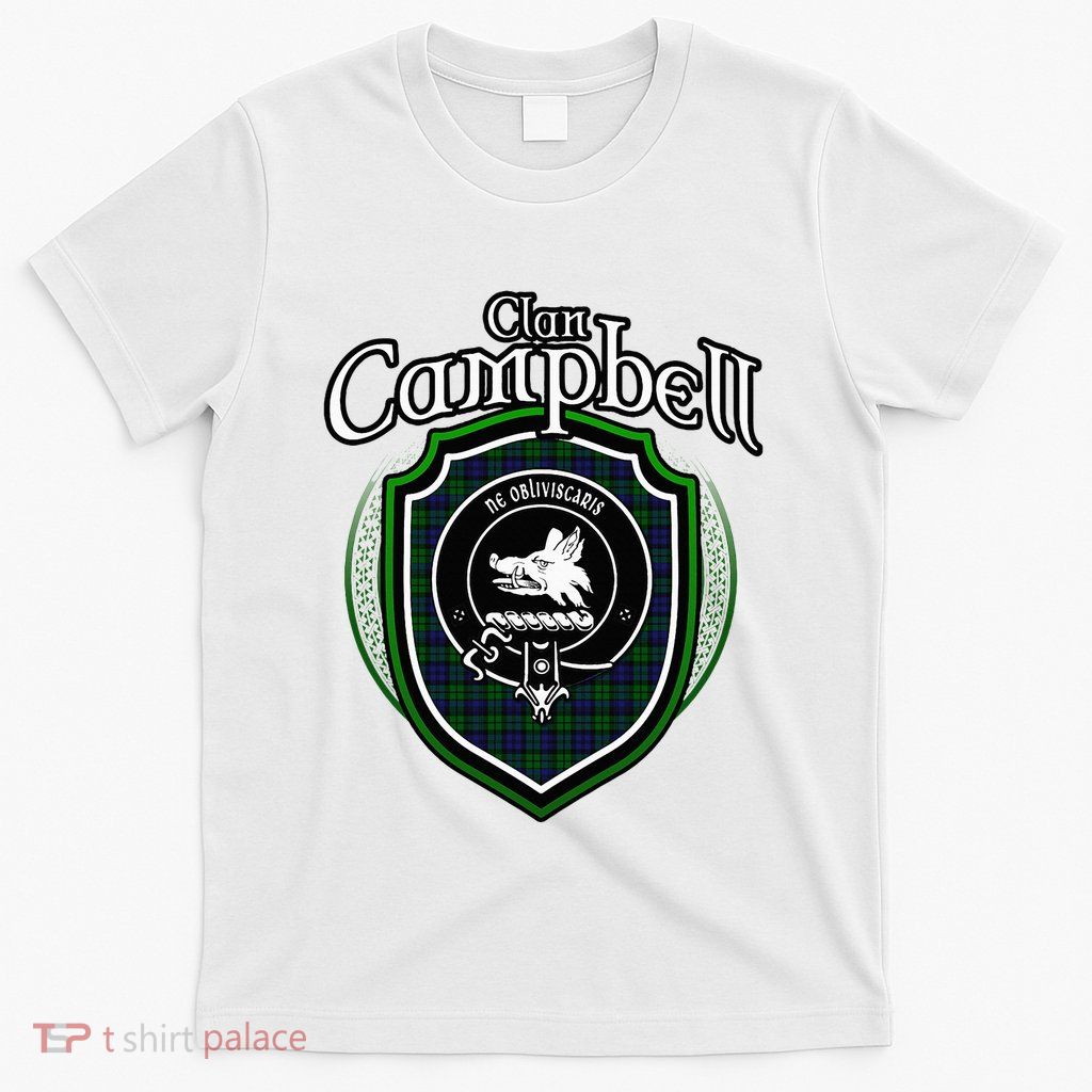 Campbell Clan Crest Scottish Clan Campbell Family Badge T-Shirt