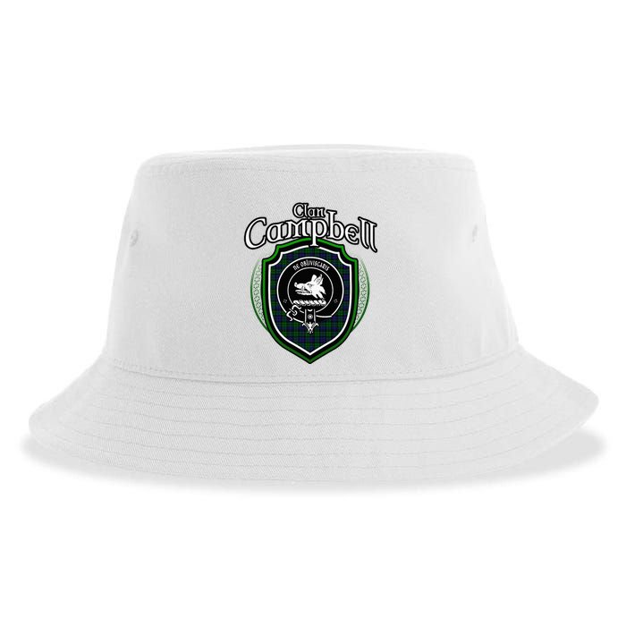Campbell Clan Crest Scottish Clan Campbell Family Badge Sustainable Bucket Hat