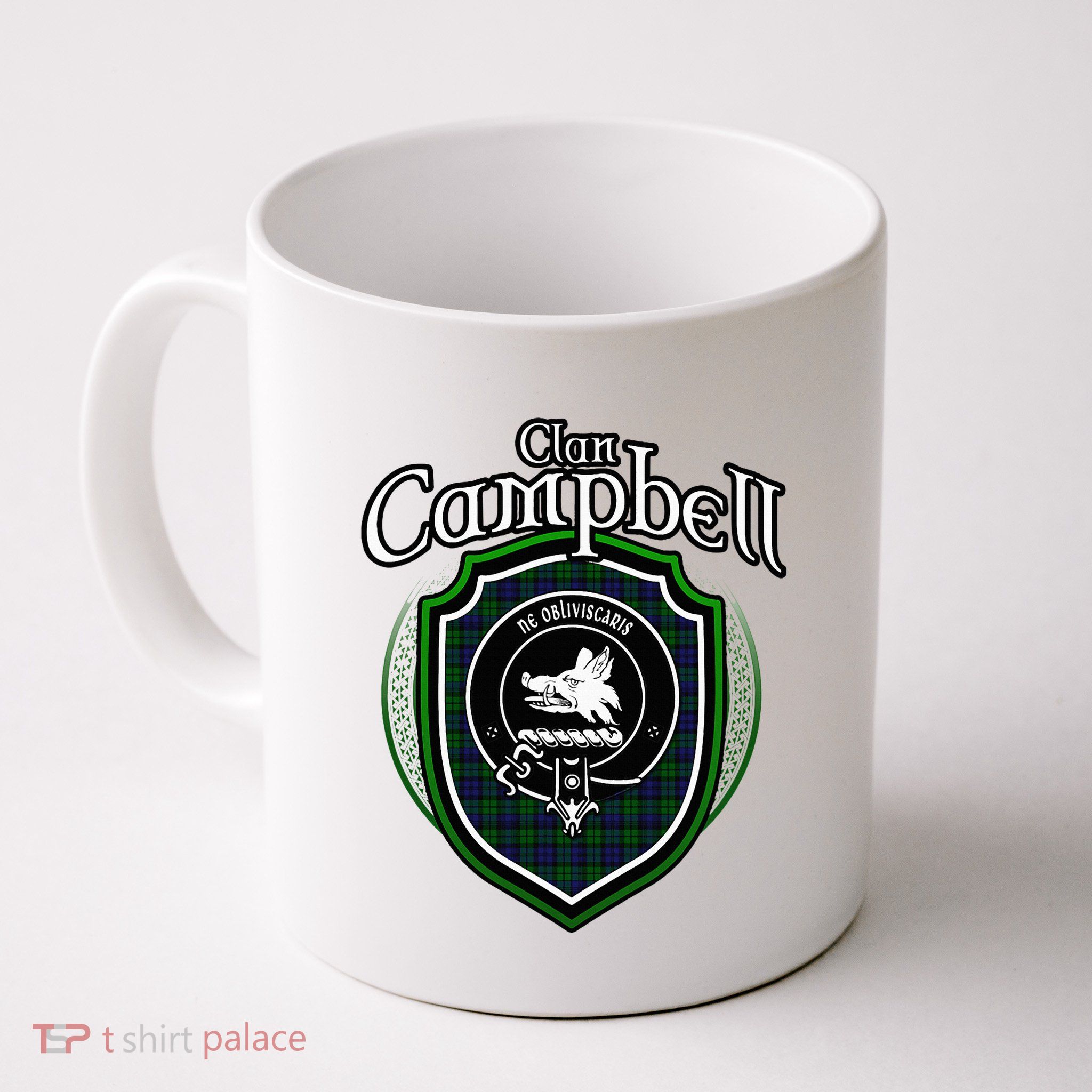 Campbell Clan Crest Scottish Clan Campbell Family Badge Mug