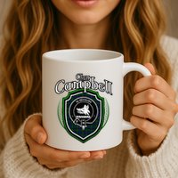 Campbell Clan Crest Scottish Clan Campbell Family Badge Mug