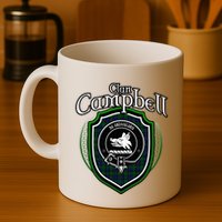 Campbell Clan Crest Scottish Clan Campbell Family Badge Mug