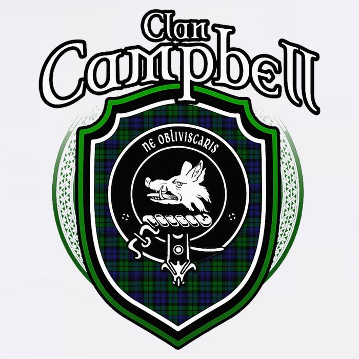 Campbell Clan Crest Scottish Clan Campbell Family Badge Mug