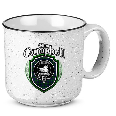 Campbell Clan Crest Scottish Clan Campbell Family Badge 15oz Campfire Ceramic Mug