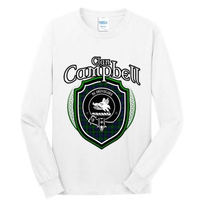 Campbell Clan Crest Scottish Clan Campbell Family Badge Tall Long Sleeve T-Shirt