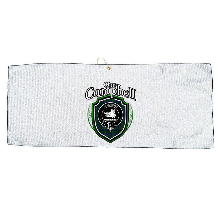 Campbell Clan Crest Scottish Clan Campbell Family Badge Large Microfiber Waffle Golf Towel