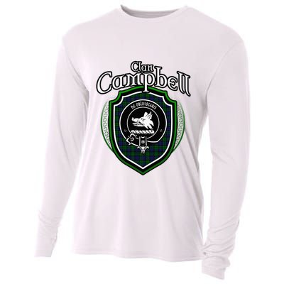 Campbell Clan Crest Scottish Clan Campbell Family Badge Cooling Performance Long Sleeve Crew