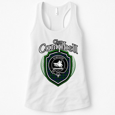Campbell Clan Crest Scottish Clan Campbell Family Badge Womens Tank Top