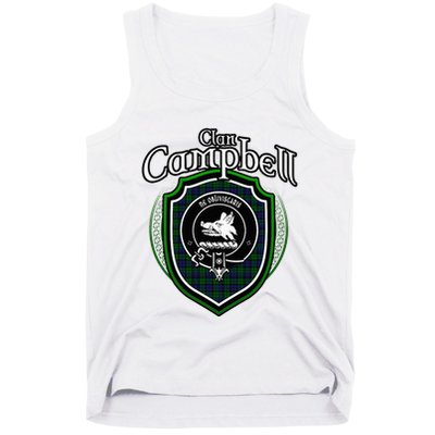 Campbell Clan Crest Scottish Clan Campbell Family Badge Tank Top