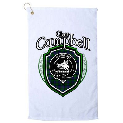 Campbell Clan Crest Scottish Clan Campbell Family Badge Golf Towel