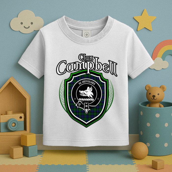 Campbell Clan Crest Scottish Clan Campbell Family Badge Toddler T-Shirt