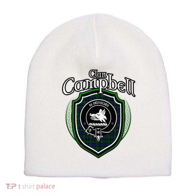 Campbell Clan Crest Scottish Clan Campbell Family Badge Short Acrylic Beanie