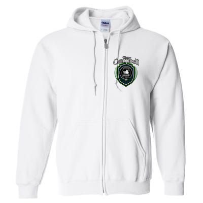Campbell Clan Crest Scottish Clan Campbell Family Badge Full Zip Hoodie