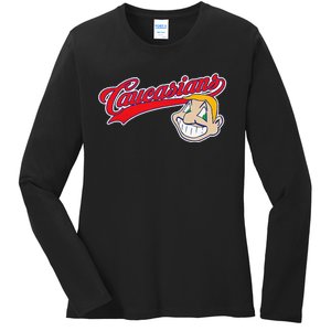 Cleveland Caucasians Ladies Long Sleeve Shirt