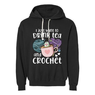 Crocheting Crochet Garment-Dyed Fleece Hoodie