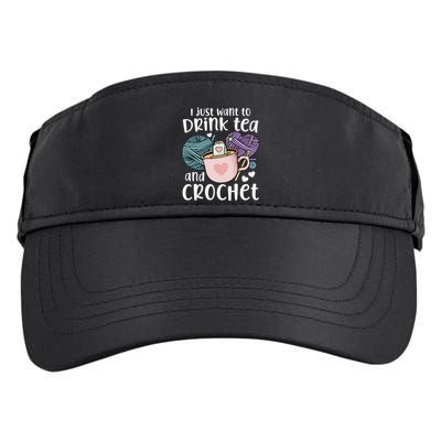 Crocheting Crochet Adult Drive Performance Visor