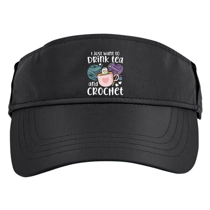 Crocheting Crochet Adult Drive Performance Visor
