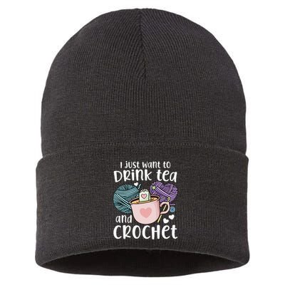 Crocheting Crochet Sustainable Knit Beanie