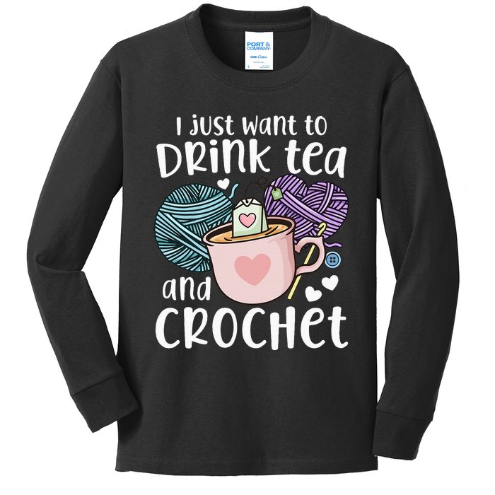 Crocheting Crochet Kids Long Sleeve Shirt