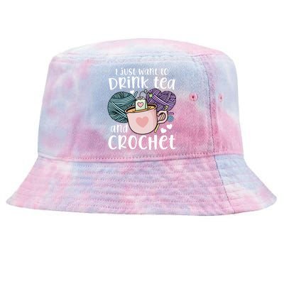 Crocheting Crochet Tie-Dyed Bucket Hat