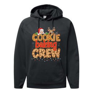 Christmas Cookie Crew Baking Pajamas Baking Family Funny Performance Fleece Hoodie