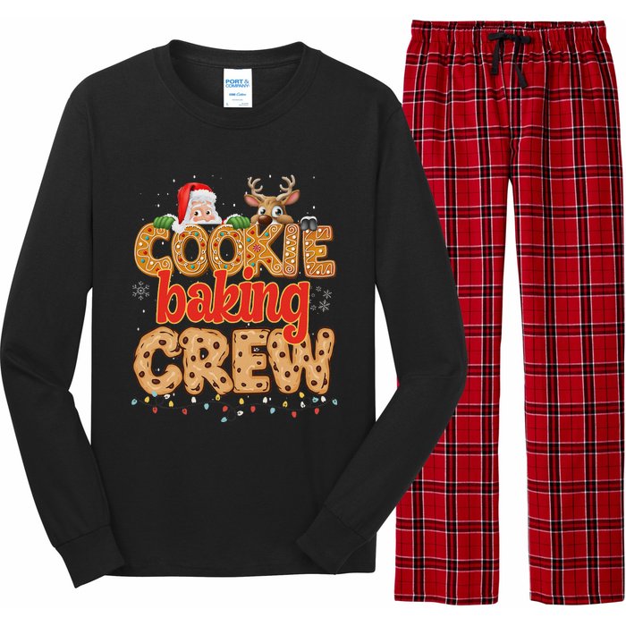 Christmas Cookie Crew Baking Pajamas Baking Family Funny Long Sleeve Pajama Set