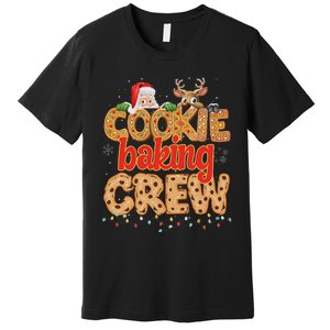 Christmas Cookie Crew Baking Pajamas Baking Family Funny Premium T-Shirt