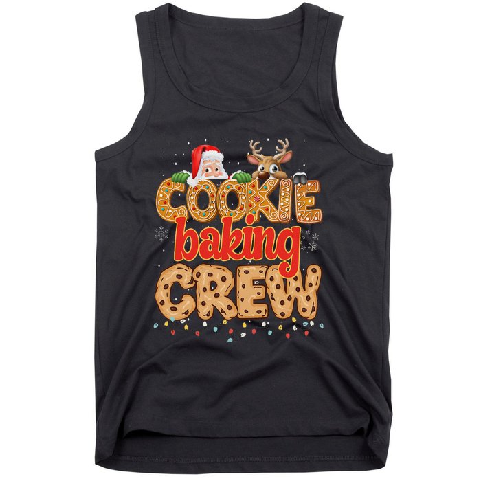 Christmas Cookie Crew Baking Pajamas Baking Family Funny Tank Top