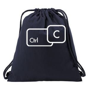 Ctrl C Copy Paste Family Matching Great Gift Drawstring Bag