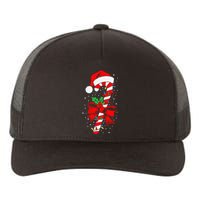 Christmas Candy Cane Pajamas Gift Yupoong Adult 5-Panel Trucker Hat