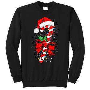 Christmas Candy Cane Pajamas Gift Sweatshirt