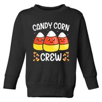 Candy Corn Crew Halloween Costume Friends Toddler Sweatshirt