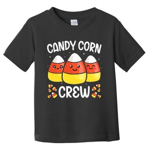 Candy Corn Crew Halloween Costume Friends Toddler T-Shirt