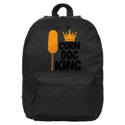 Corndog Costume  Corn Dog King  16 in Basic Backpack