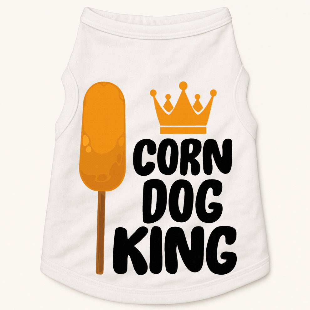 Corndog Costume  Corn Dog King  Doggie Tank