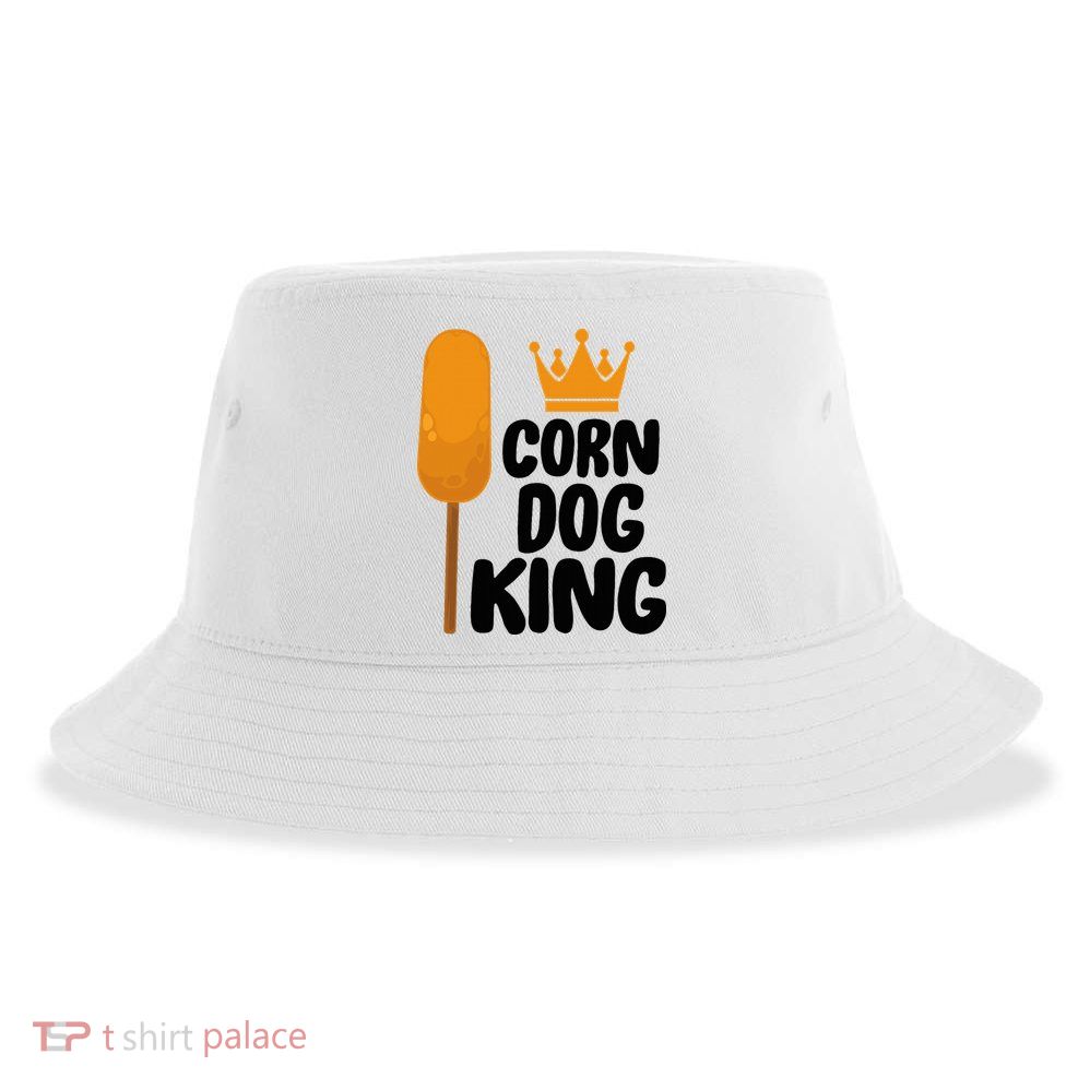Corndog Costume  Corn Dog King  Sustainable Bucket Hat