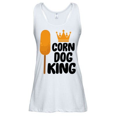 Corndog Costume  Corn Dog King  Ladies Essential Flowy Tank