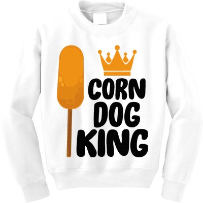 Corndog Costume  Corn Dog King  Kids Sweatshirt