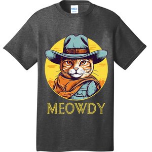 Cat Cowboy Cowgirl Halloween Meow Howdy Meowdy T-Shirt