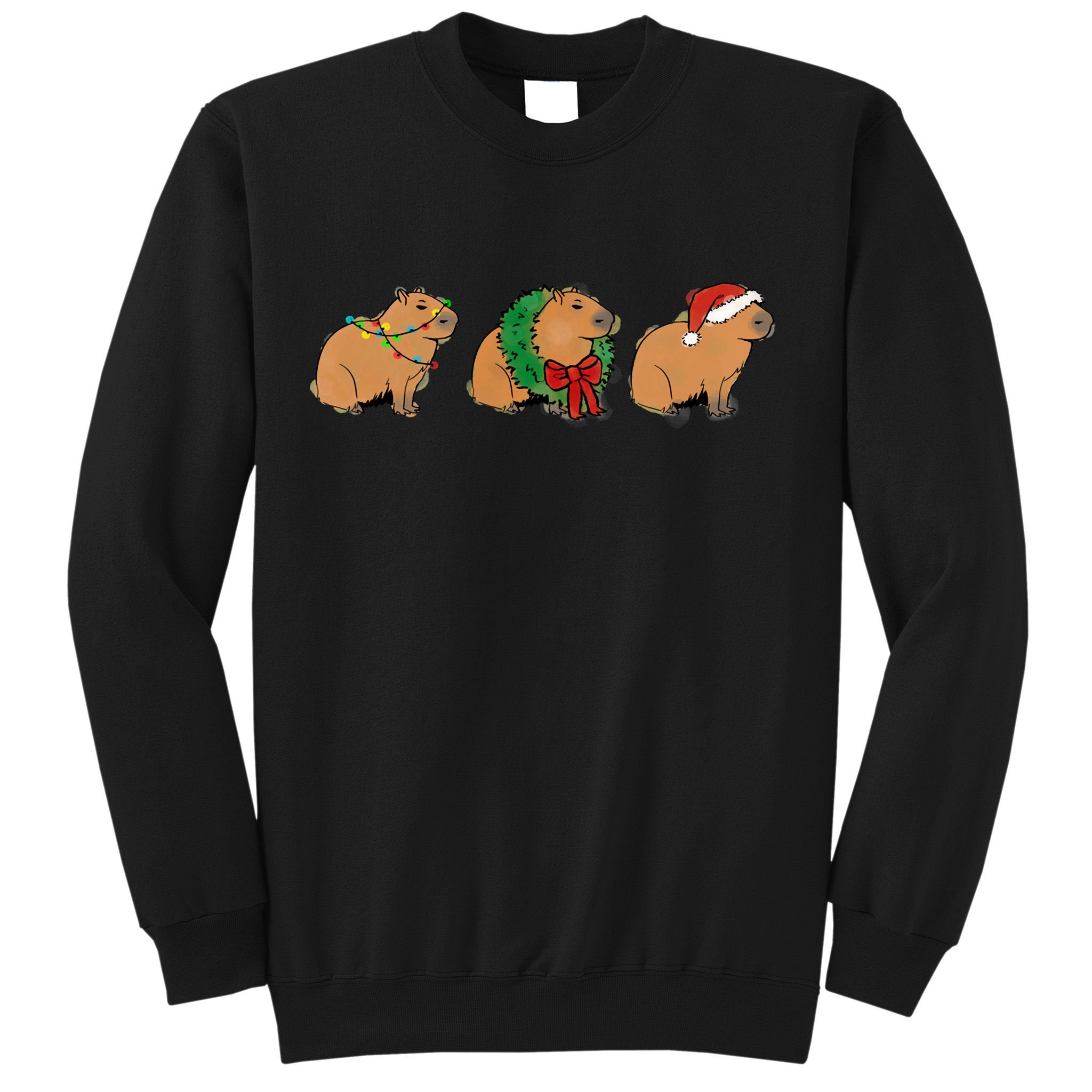 Christmas Capybara Classic Sweatshirt
