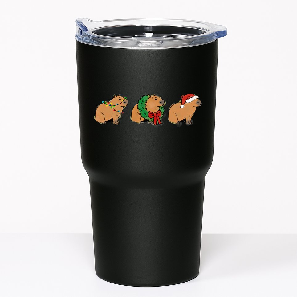 Christmas Capybara Classic Tumbler
