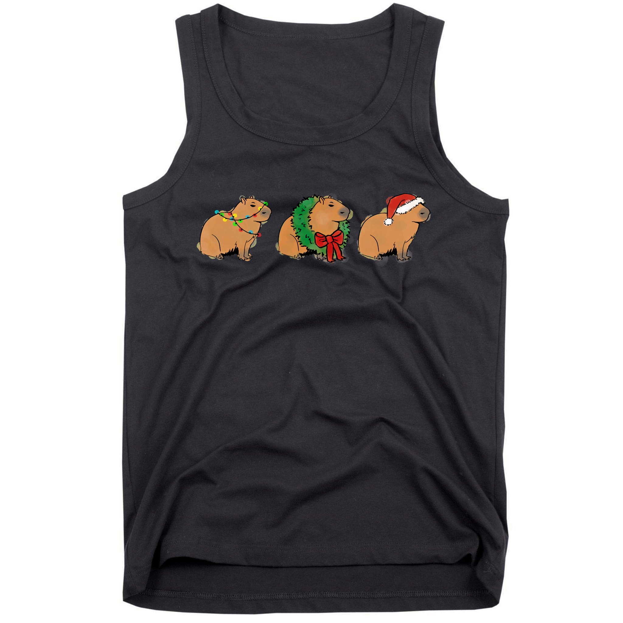 Christmas Capybara Classic Tank Top