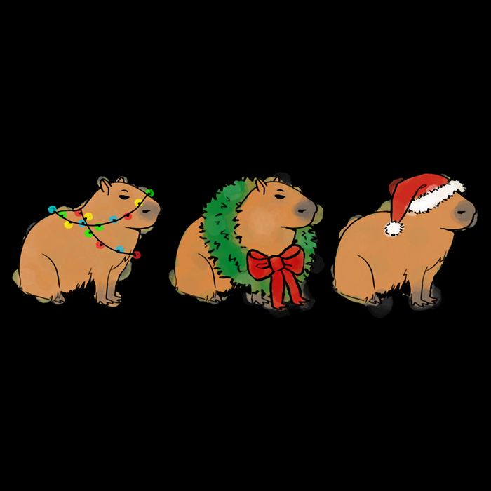 Christmas Capybara Classic Visor
