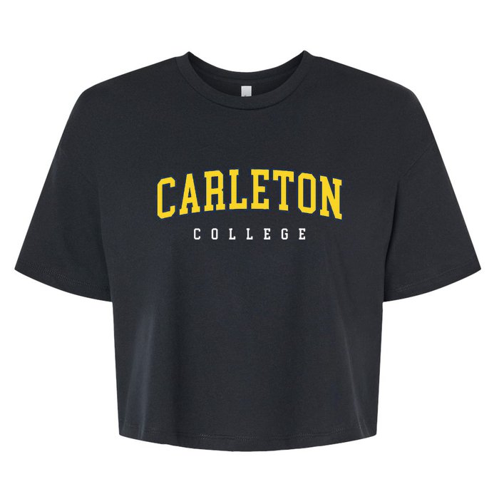 Carleton College Bella+Canvas Jersey Crop Tee